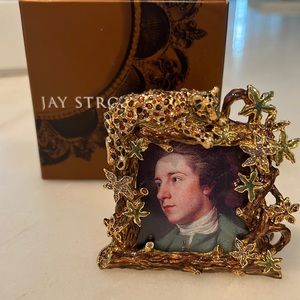 Brand New Jay Strongwater leopard picture frame
